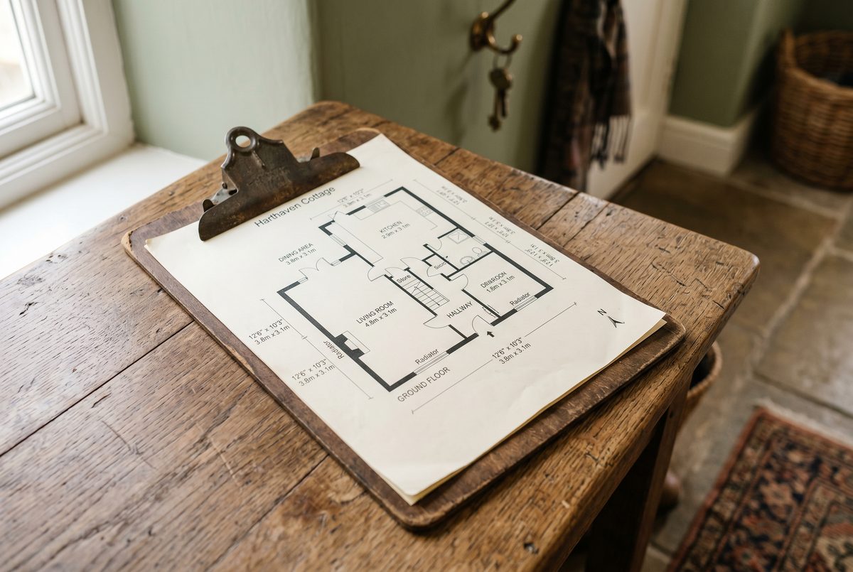 A homeowner ticking a remortgage task list with a laptop open to a comparison site