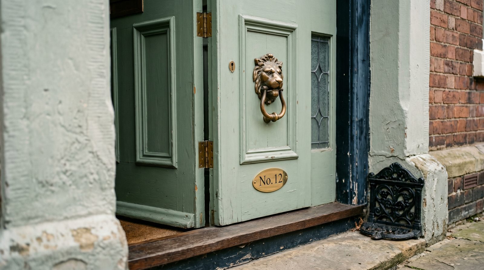Architectural details of a modern shared-ownership apartment block in the UK